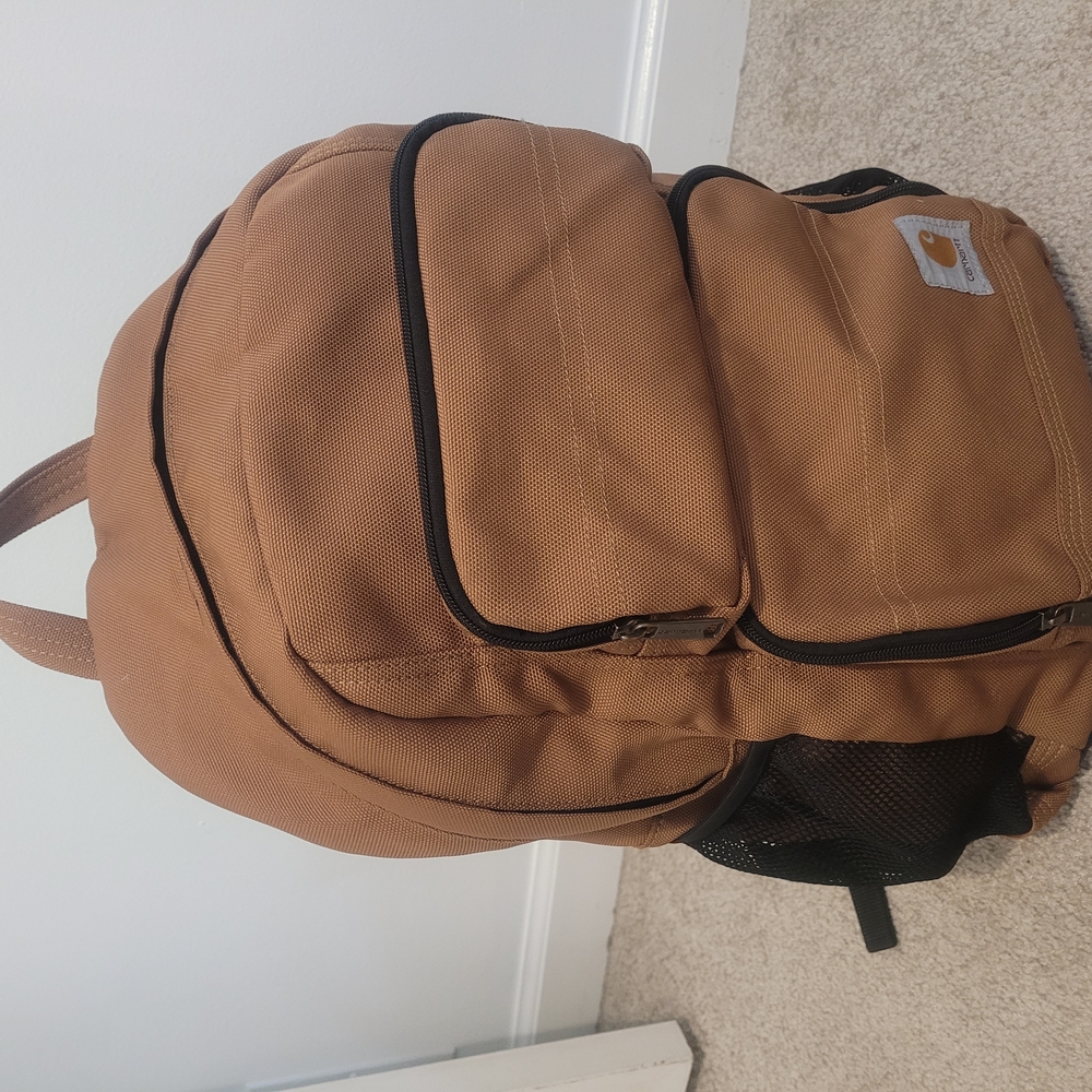 Carhartt Brown Backpack Durable Canvas Design